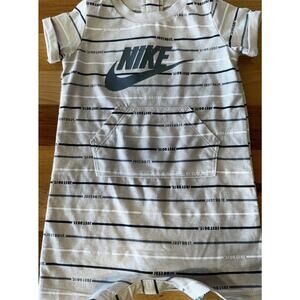 Nike One Piece Baby Just Do It Pale Ivory Heather Size 6M